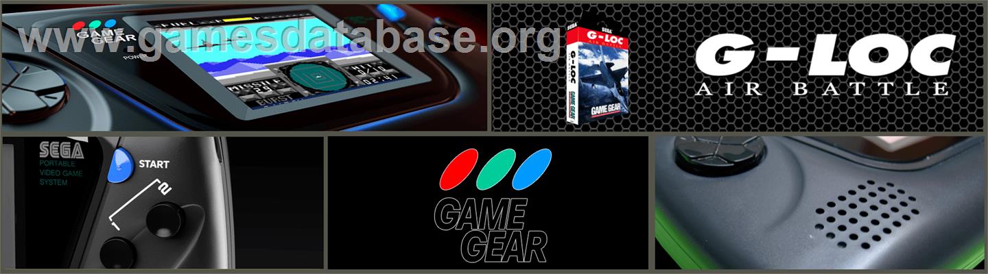 G-Loc Air Battle - Sega Game Gear - Artwork - Marquee