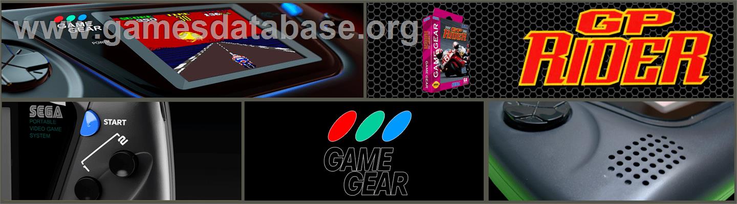 GP Rider - Sega Game Gear - Artwork - Marquee