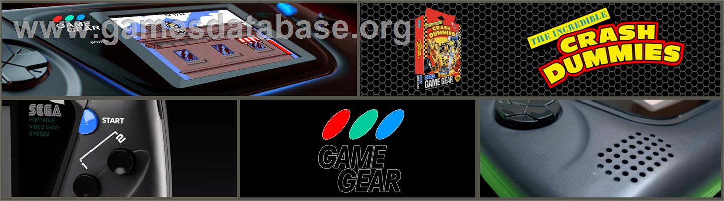 Incredible Crash Dummies - Sega Game Gear - Artwork - Marquee