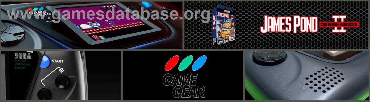 James Pond 2: Codename: RoboCod - Sega Game Gear - Artwork - Marquee