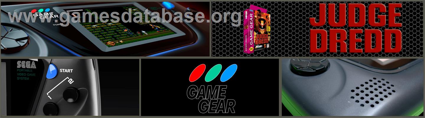 Judge Dredd - Sega Game Gear - Artwork - Marquee