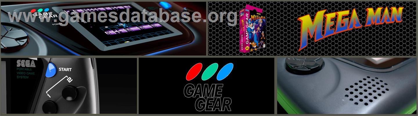 Mega Man - Sega Game Gear - Artwork - Marquee