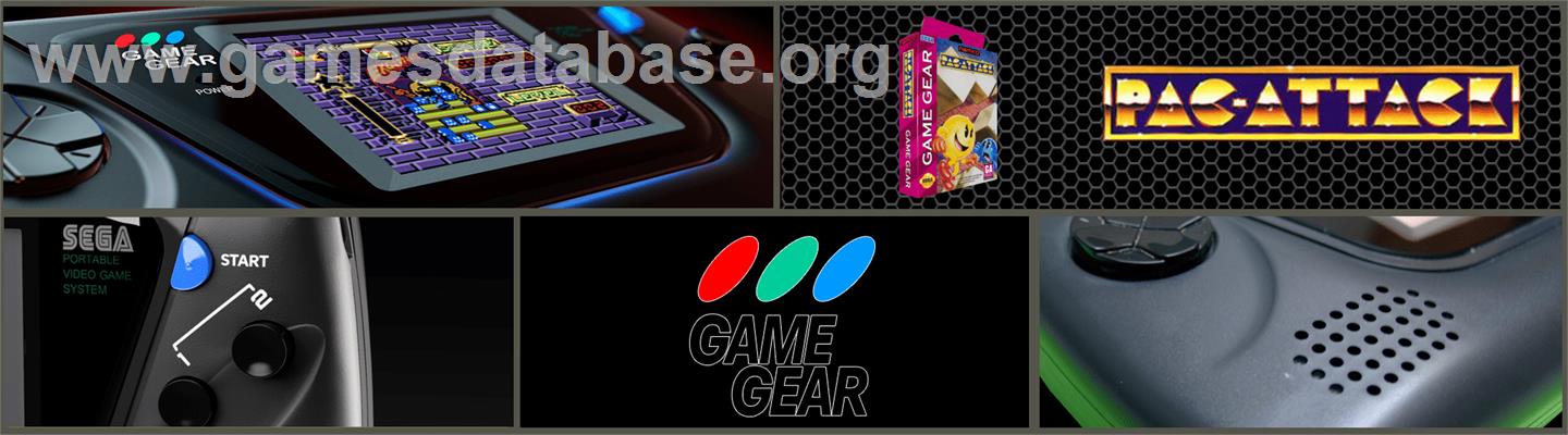 Pac-Attack - Sega Game Gear - Artwork - Marquee