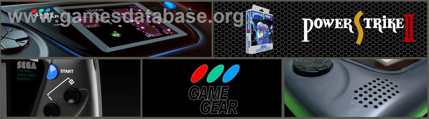 Power Strike 2 - Sega Game Gear - Artwork - Marquee