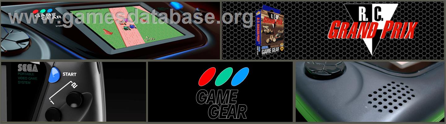 R.C. Grand Prix - Sega Game Gear - Artwork - Marquee