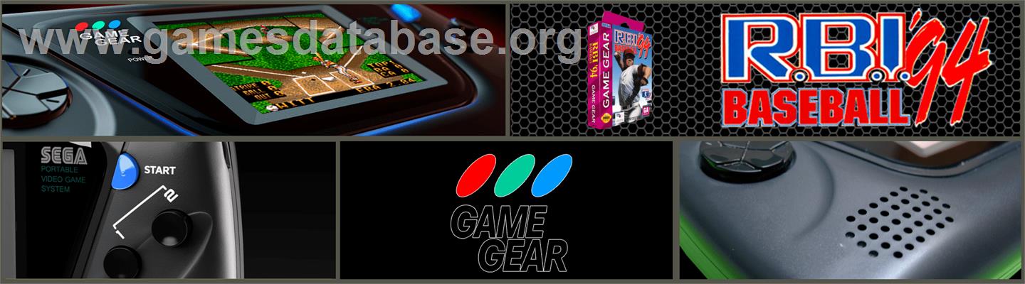 RBI Baseball '94 - Sega Game Gear - Artwork - Marquee