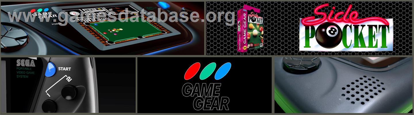 Side Pocket - Sega Game Gear - Artwork - Marquee
