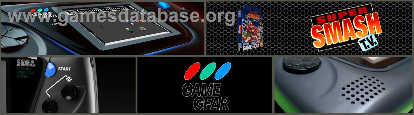 Smash T.V. - Sega Game Gear - Artwork - Marquee