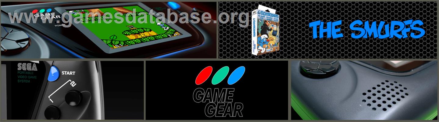 Smurfs - Sega Game Gear - Artwork - Marquee