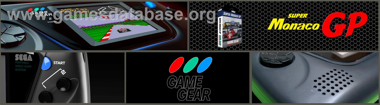 Super Monaco GP - Sega Game Gear - Artwork - Marquee