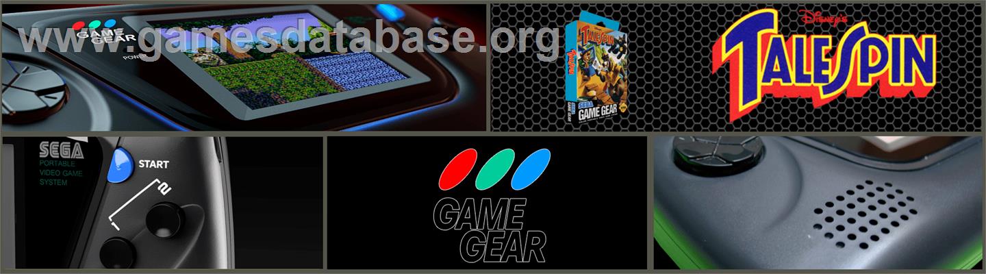 TaleSpin - Sega Game Gear - Artwork - Marquee