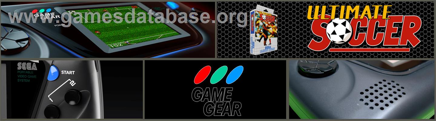 Ultimate Soccer - Sega Game Gear - Artwork - Marquee