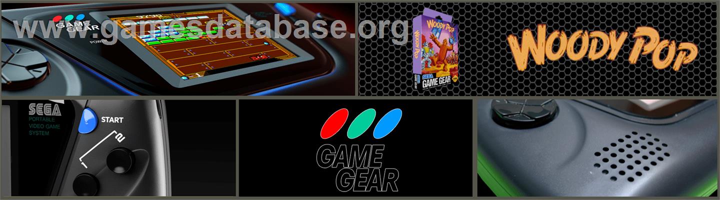 Woody Pop - Sega Game Gear - Artwork - Marquee