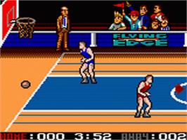 In game image of Arch Rivals on the Sega Game Gear.