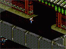 In game image of Arena: Maze of Death on the Sega Game Gear.