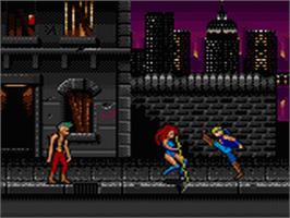 In game image of Double Dragon on the Sega Game Gear.