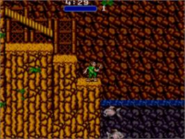 In game image of Hook on the Sega Game Gear.