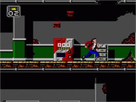 In game image of Last Action Hero on the Sega Game Gear.