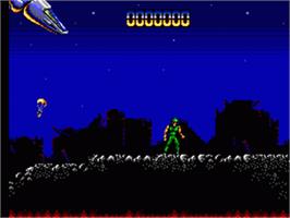 In game image of Terminator on the Sega Game Gear.