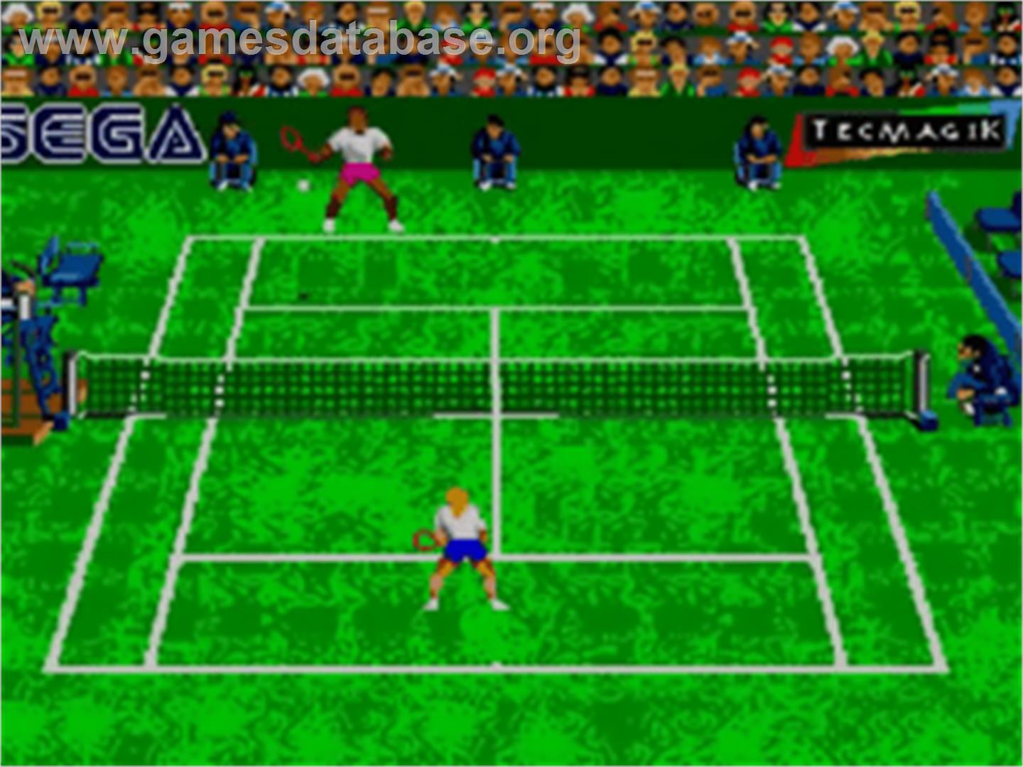 Andre Agassi Tennis - Sega Game Gear - Artwork - In Game