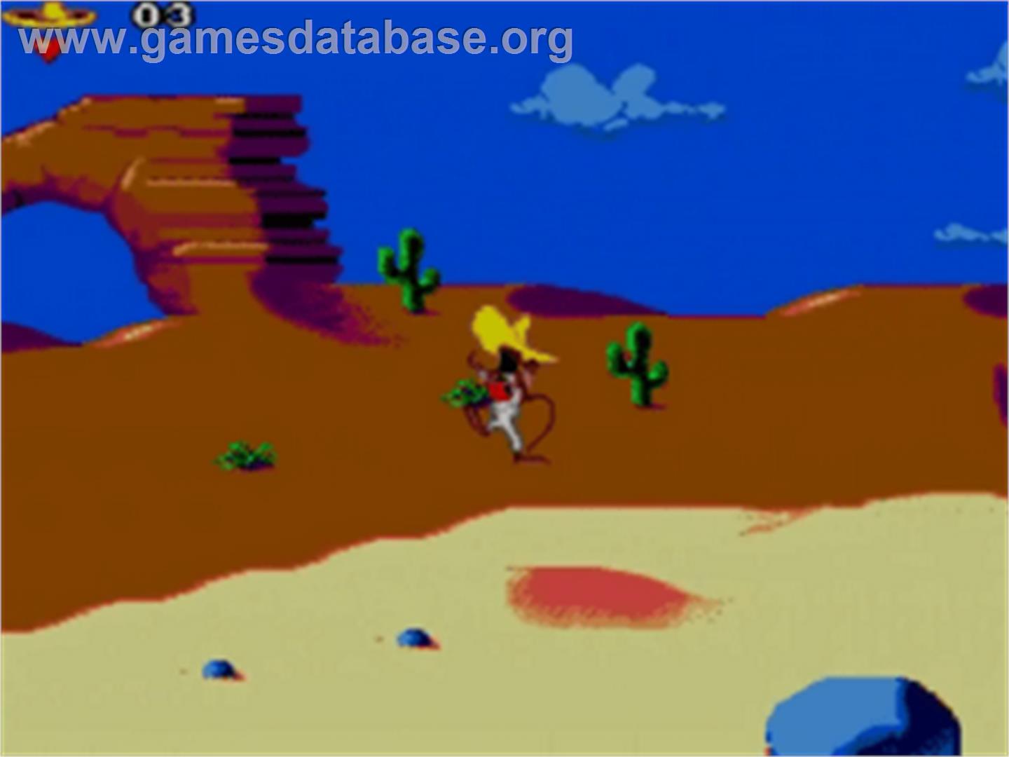Cheese Cat-Astrophe starring Speedy Gonzales - Sega Game Gear - Artwork - In Game