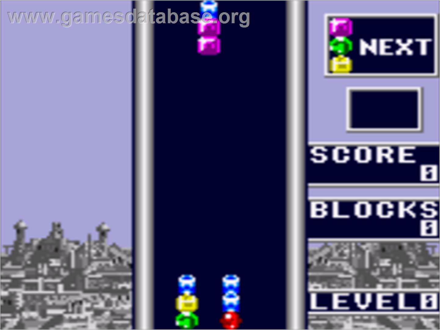 Columns - Sega Game Gear - Artwork - In Game