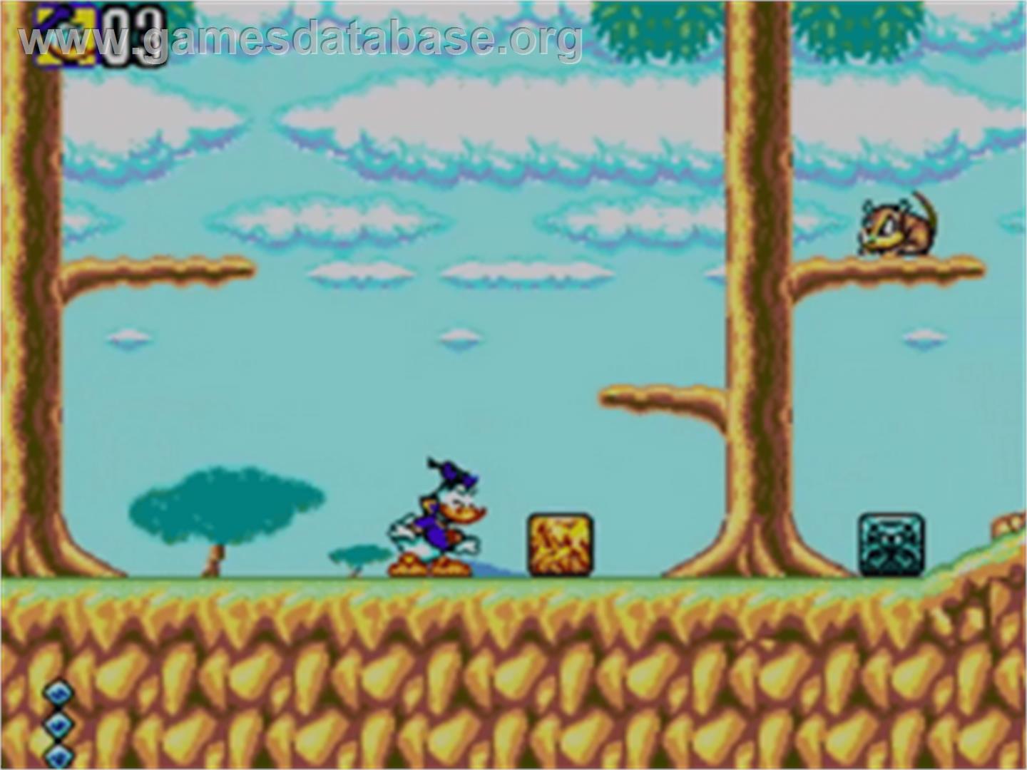 Deep Duck Trouble starring Donald Duck - Sega Game Gear - Artwork - In Game