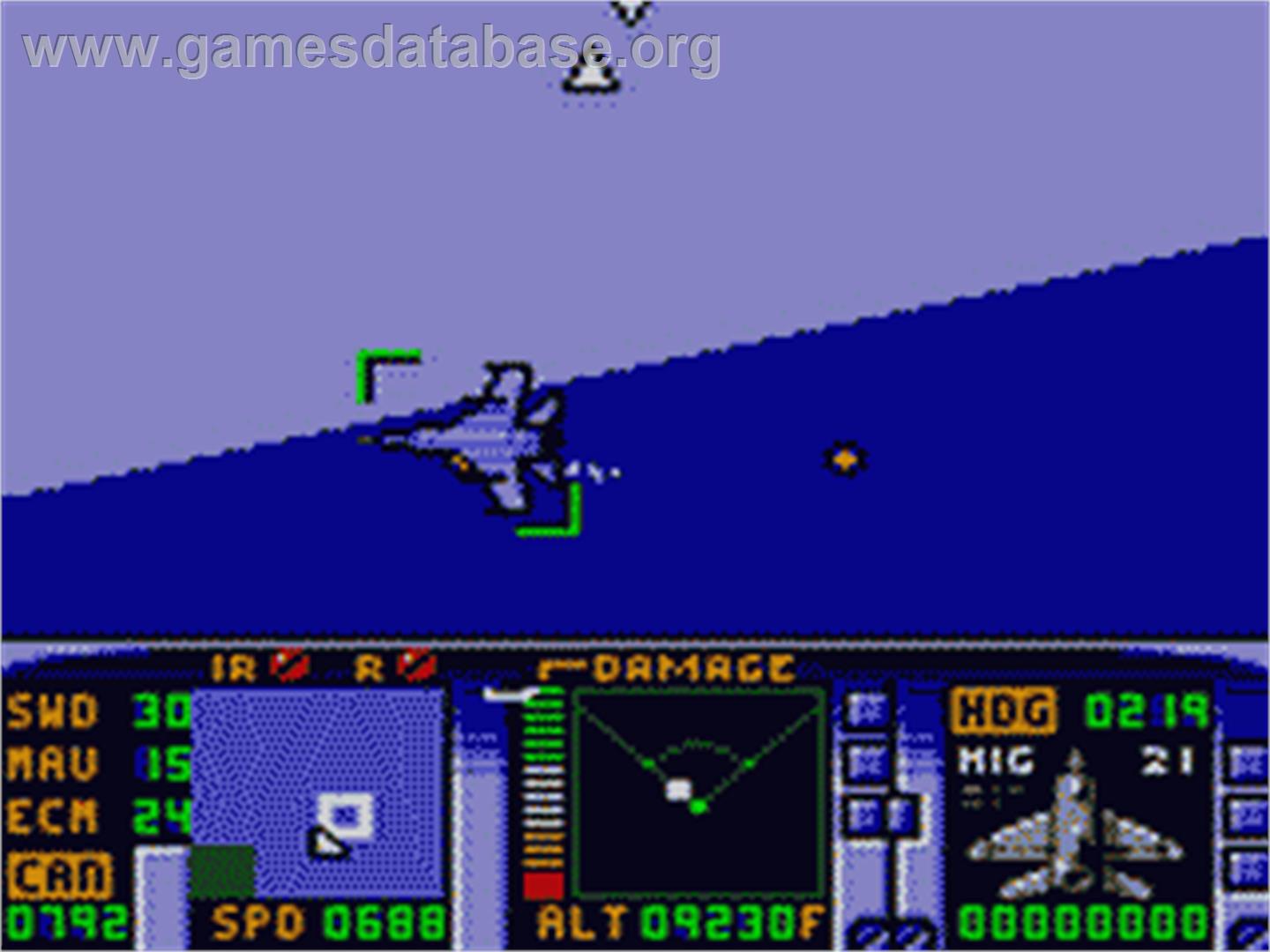 F-15 Strike Eagle - Sega Game Gear - Artwork - In Game