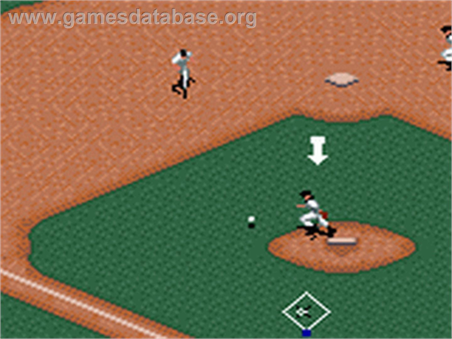 Frank Thomas Big Hurt Baseball - Sega Game Gear - Artwork - In Game
