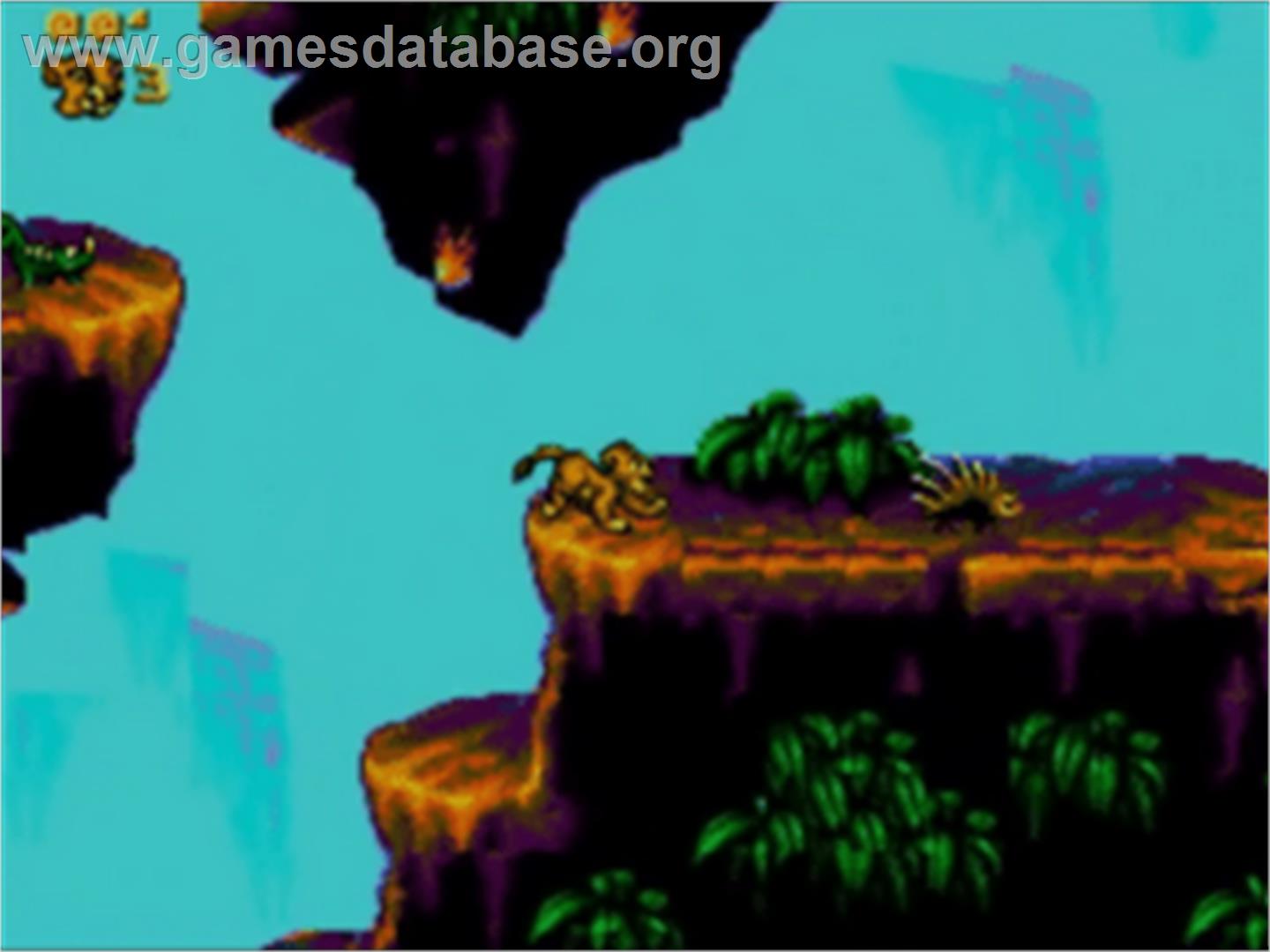 Lion King - Sega Game Gear - Artwork - In Game