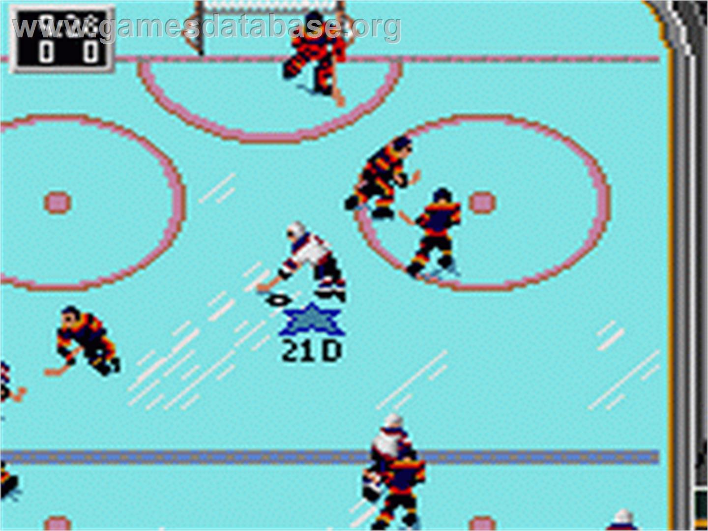 NHL All-Star Hockey - Sega Game Gear - Artwork - In Game