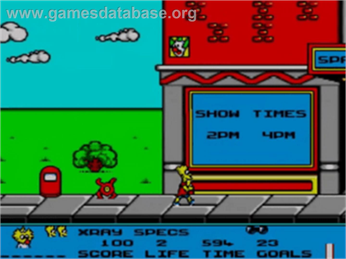 Simpsons: Bart vs. the Space Mutants - Sega Game Gear - Artwork - In Game