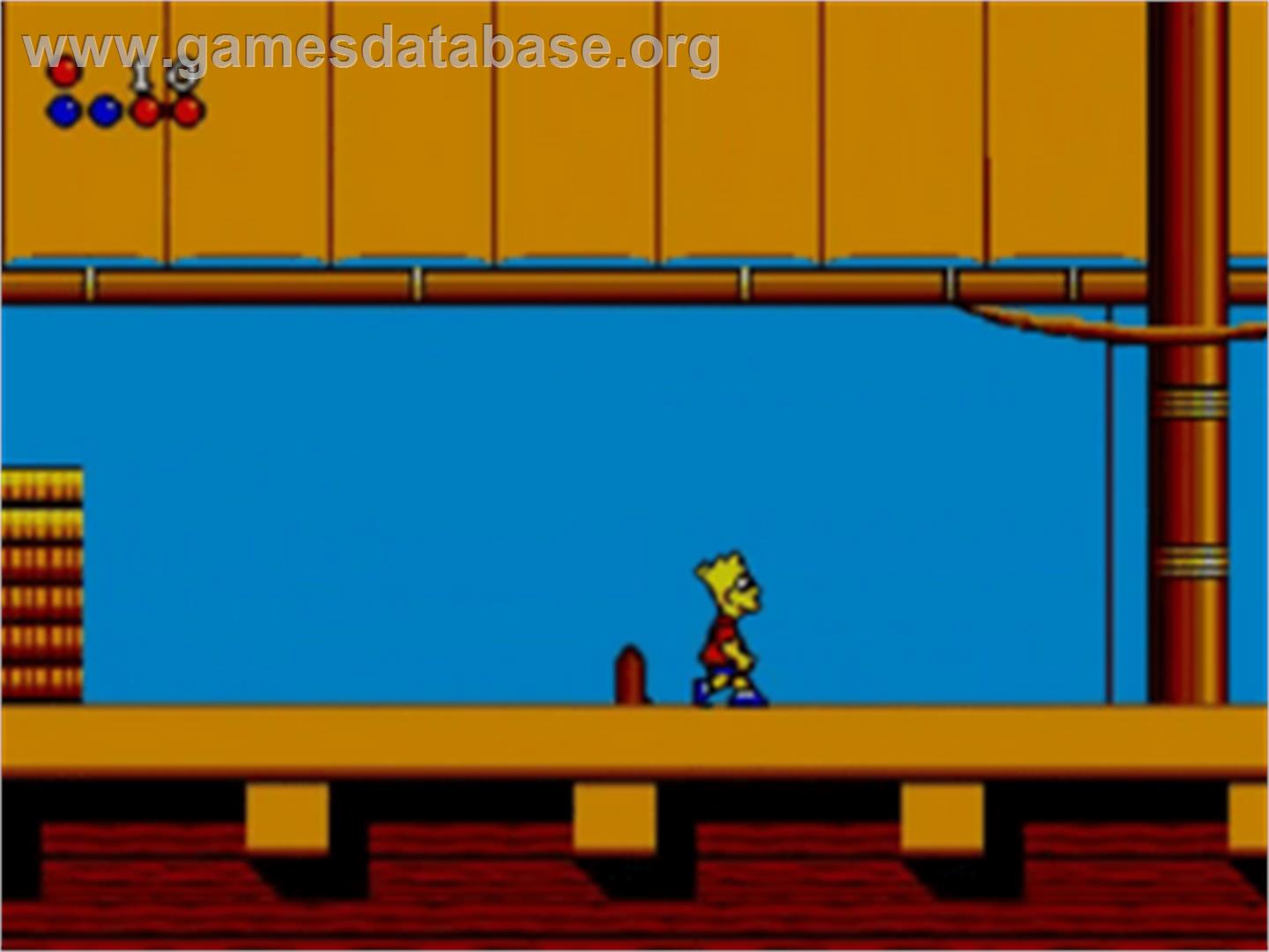 Simpsons: Bart vs. the World - Sega Game Gear - Artwork - In Game