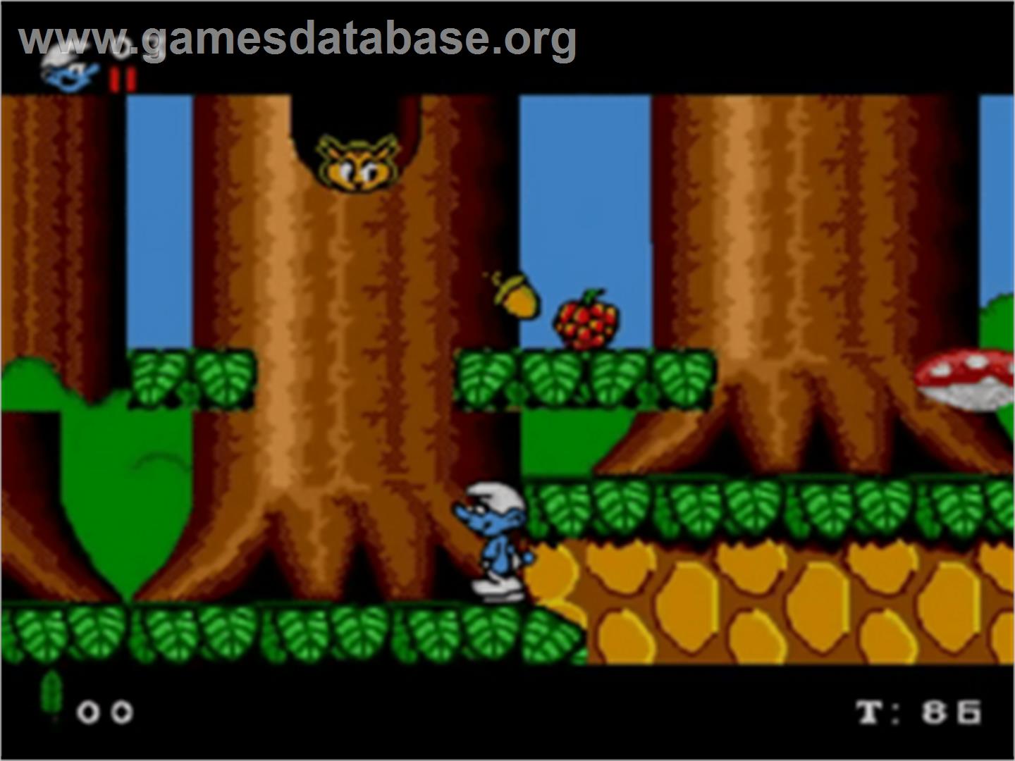Smurfs - Sega Game Gear - Artwork - In Game