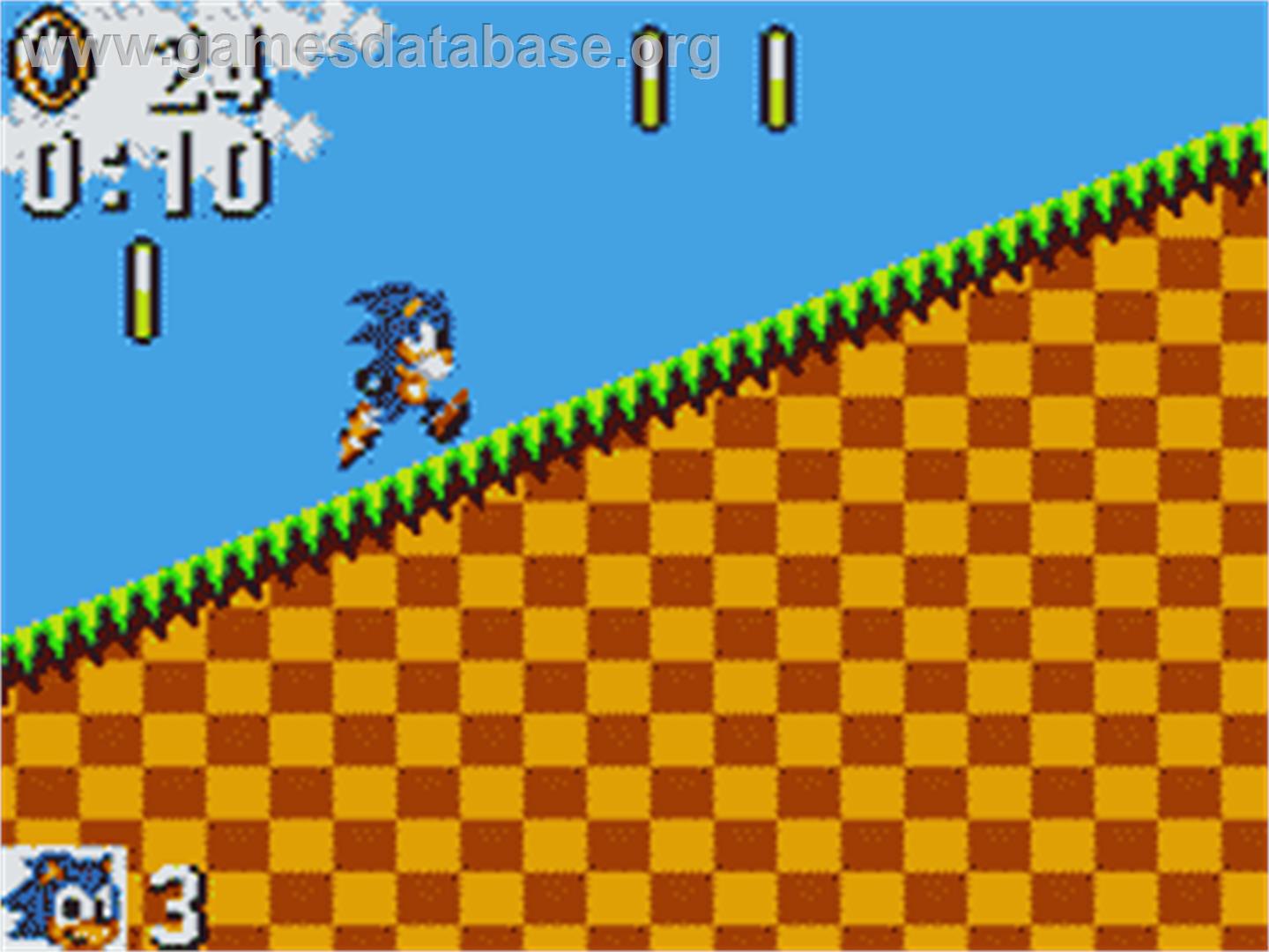 Sonic The Hedgehog - Sega Game Gear - Artwork - In Game
