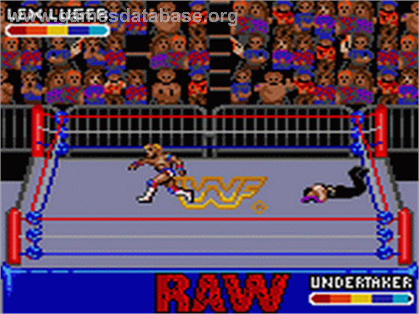 WWF Raw - Sega Game Gear - Artwork - In Game