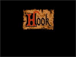Title screen of Hook on the Sega Game Gear.