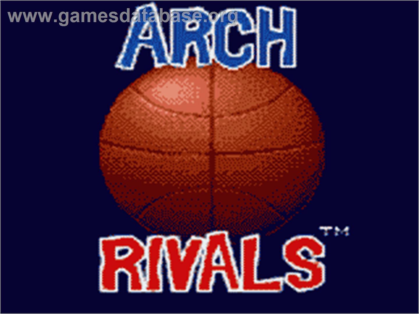 Arch Rivals - Sega Game Gear - Artwork - Title Screen