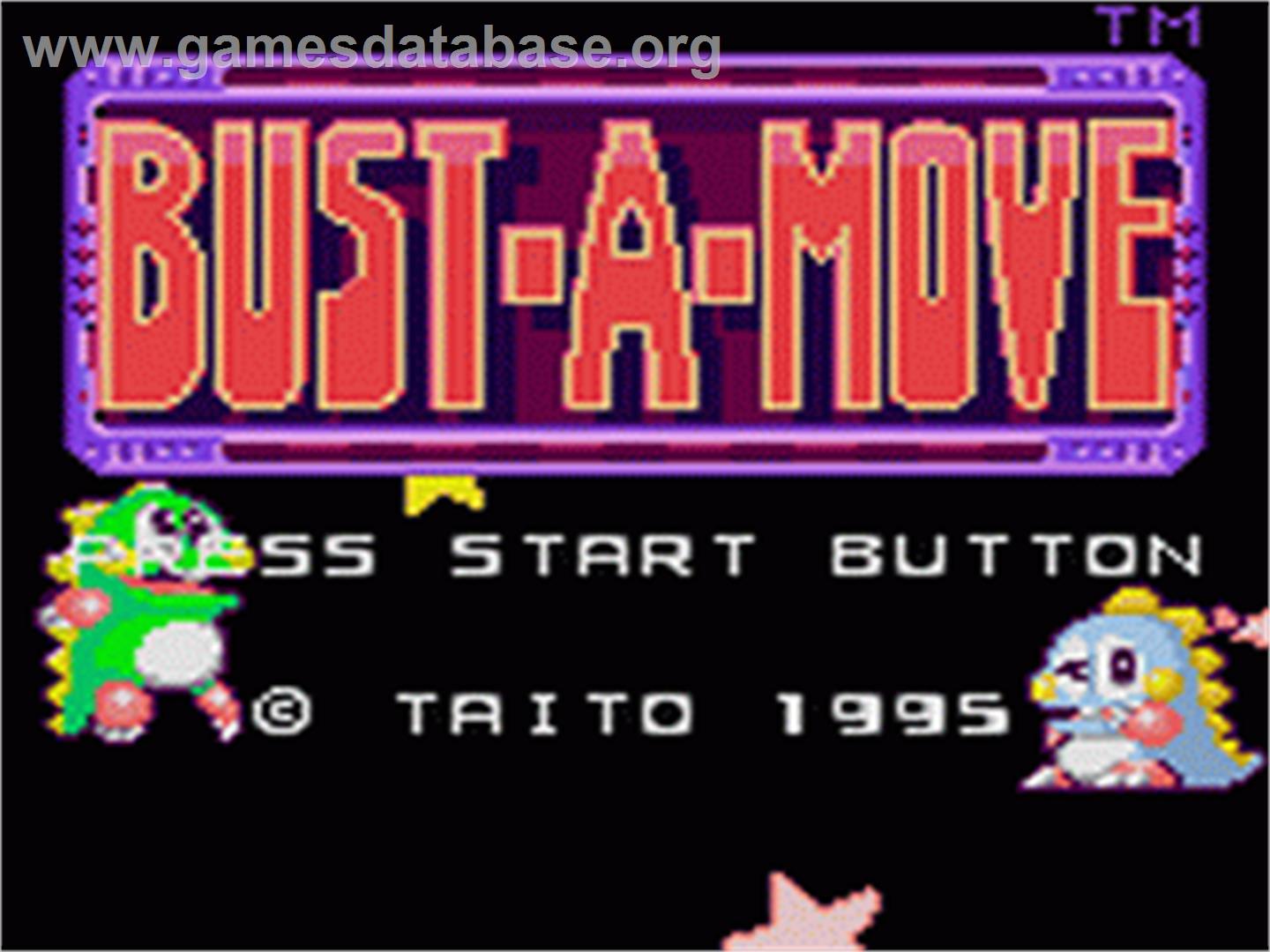 Bust a Move - Sega Game Gear - Artwork - Title Screen