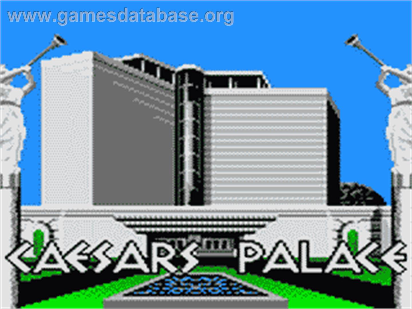 Caesar's Palace - Sega Game Gear - Artwork - Title Screen