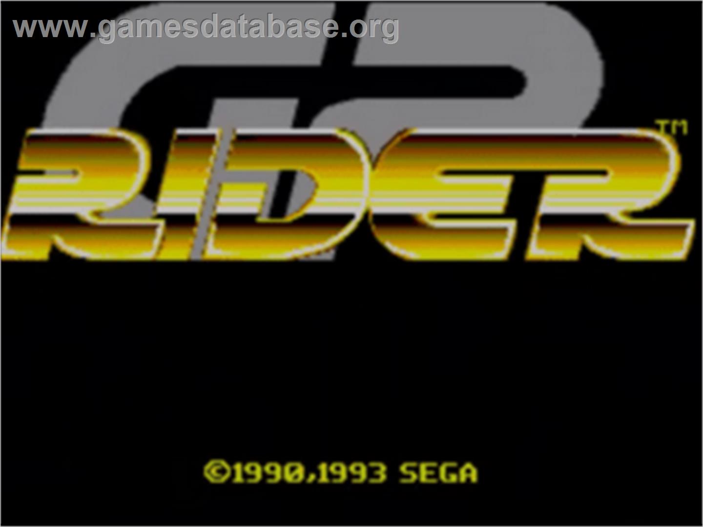 GP Rider - Sega Game Gear - Artwork - Title Screen