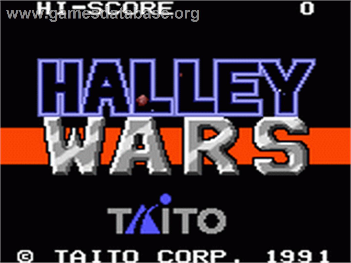 Halley Wars - Sega Game Gear - Artwork - Title Screen