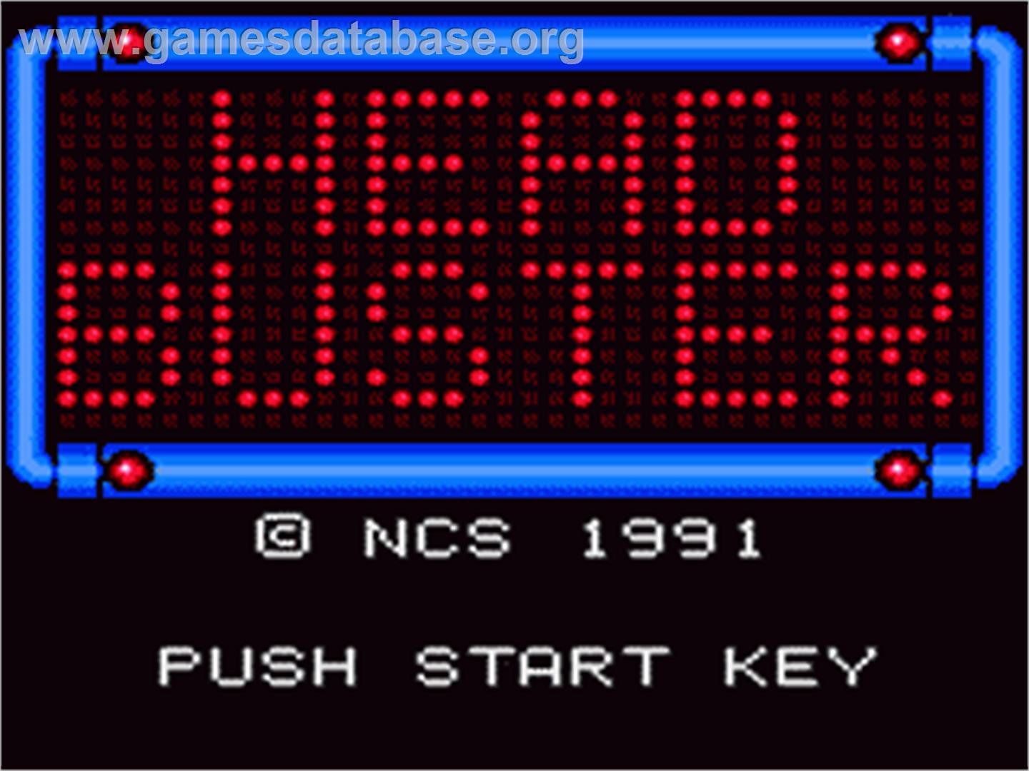 Head Buster - Sega Game Gear - Artwork - Title Screen