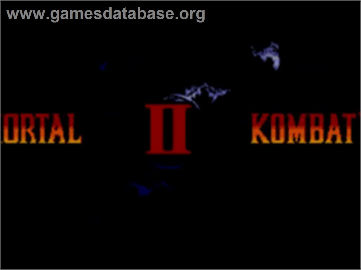 Mortal Kombat II - Sega Game Gear - Artwork - Title Screen