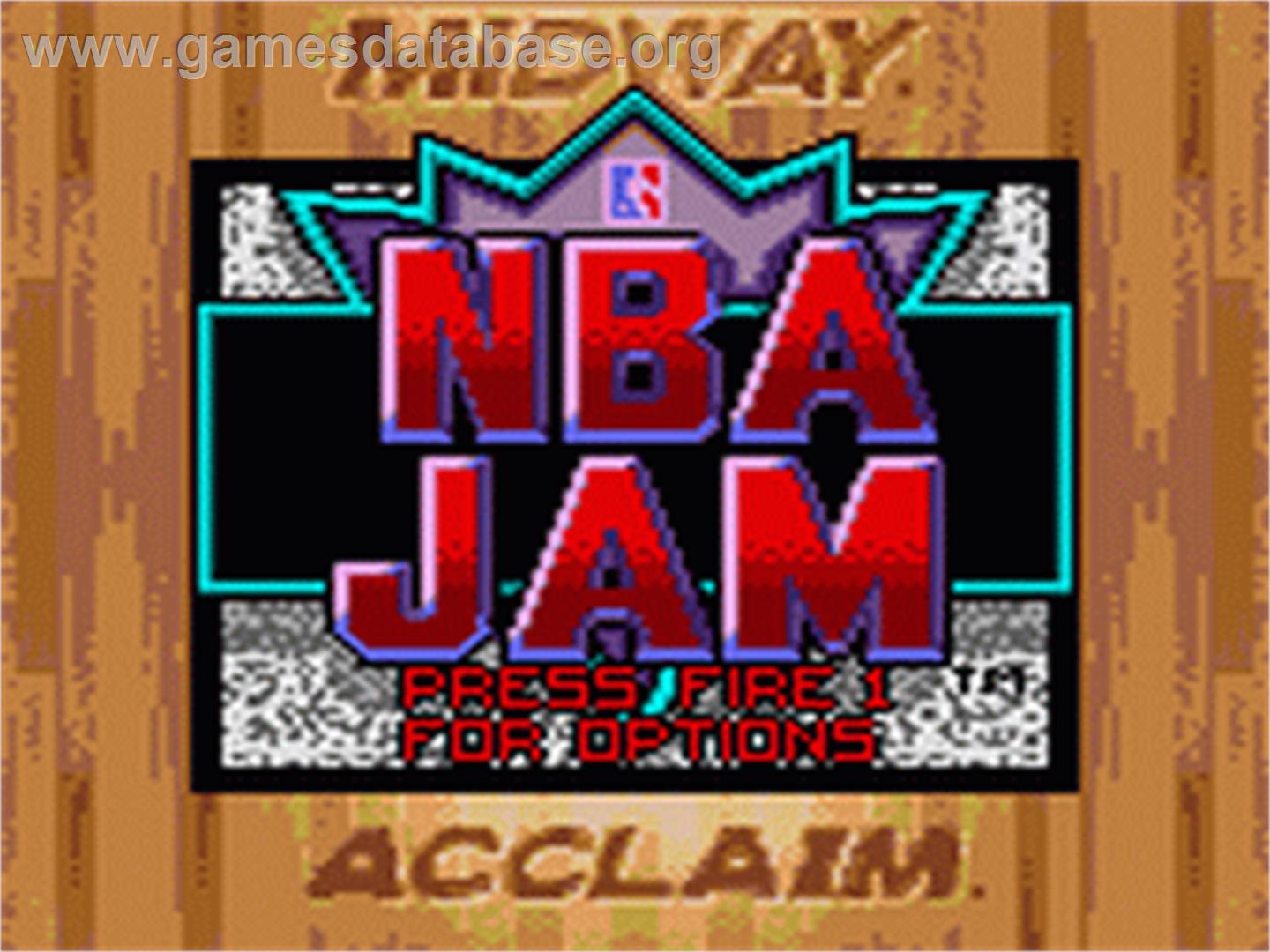 NBA Jam - Sega Game Gear - Artwork - Title Screen