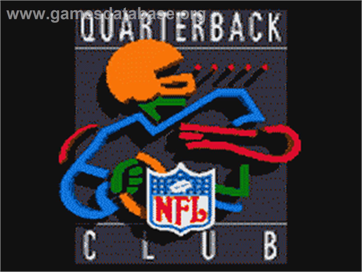 NFL Quarterback Club - Sega Game Gear - Artwork - Title Screen