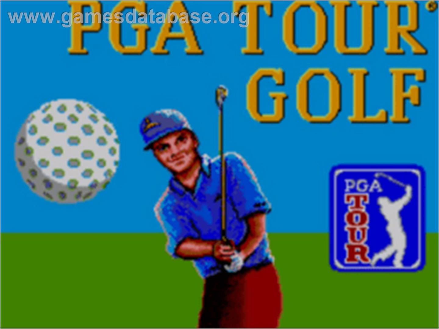 PGA Tour Golf - Sega Game Gear - Artwork - Title Screen