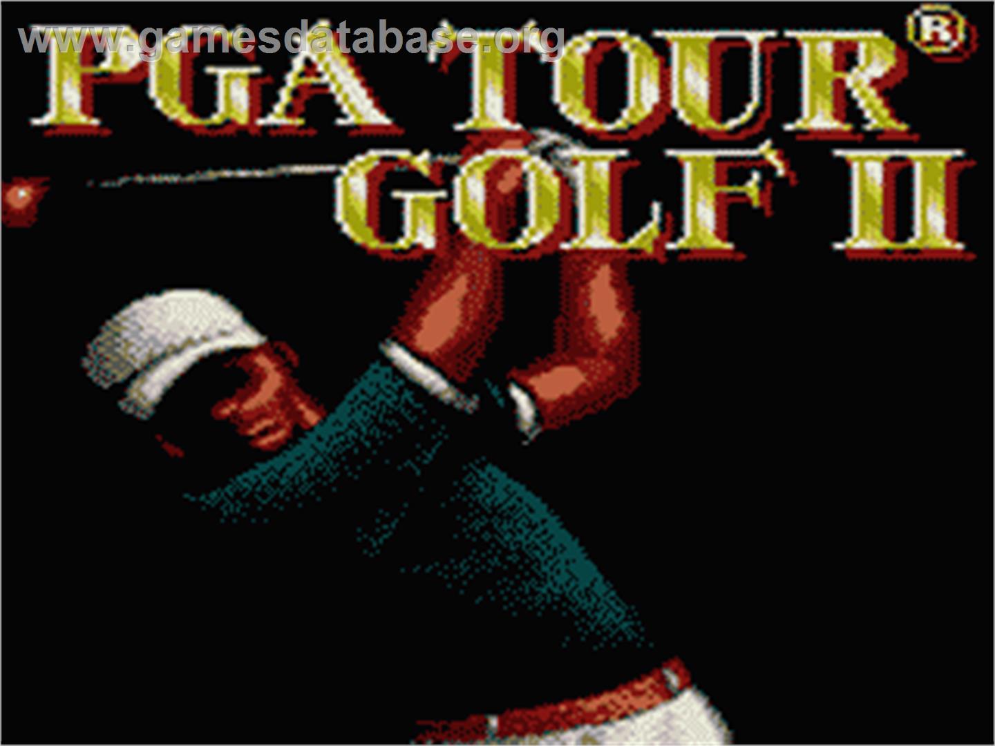 PGA Tour Golf 2 - Sega Game Gear - Artwork - Title Screen