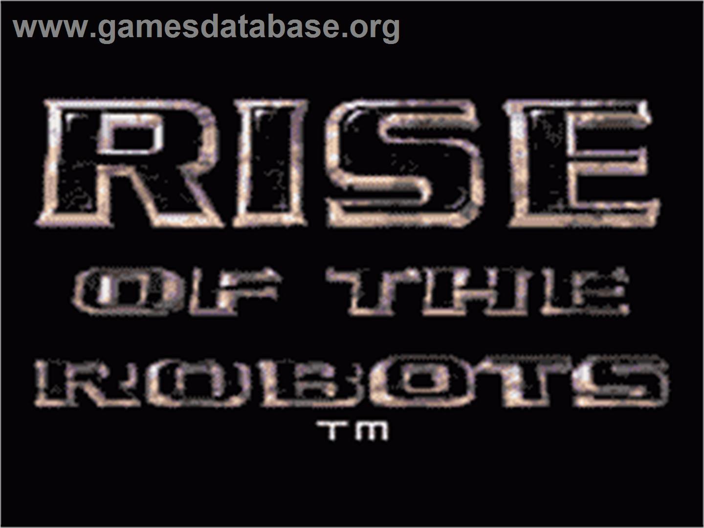 Rise of the Robots - Sega Game Gear - Artwork - Title Screen