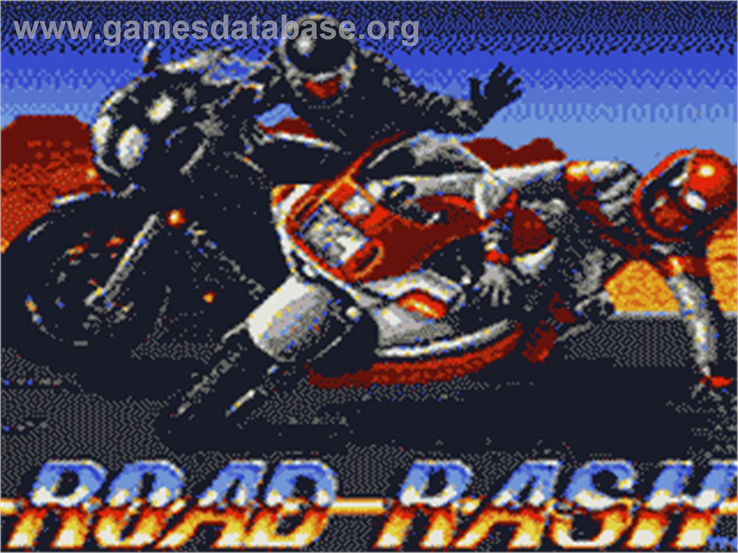 Road Rash - Sega Game Gear - Artwork - Title Screen